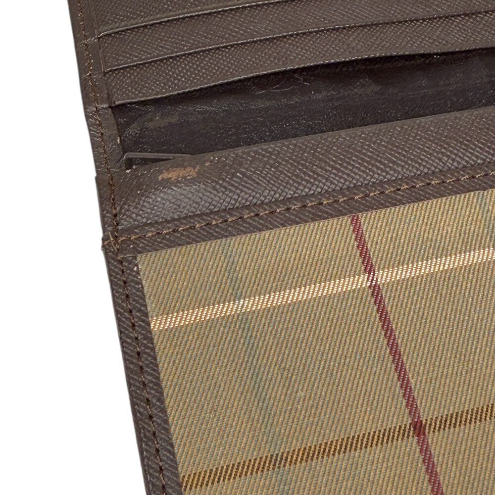 Burberrys Burberry Brown Check Canvas and Leather Long Wallet Authentic - Picture 12 of 14